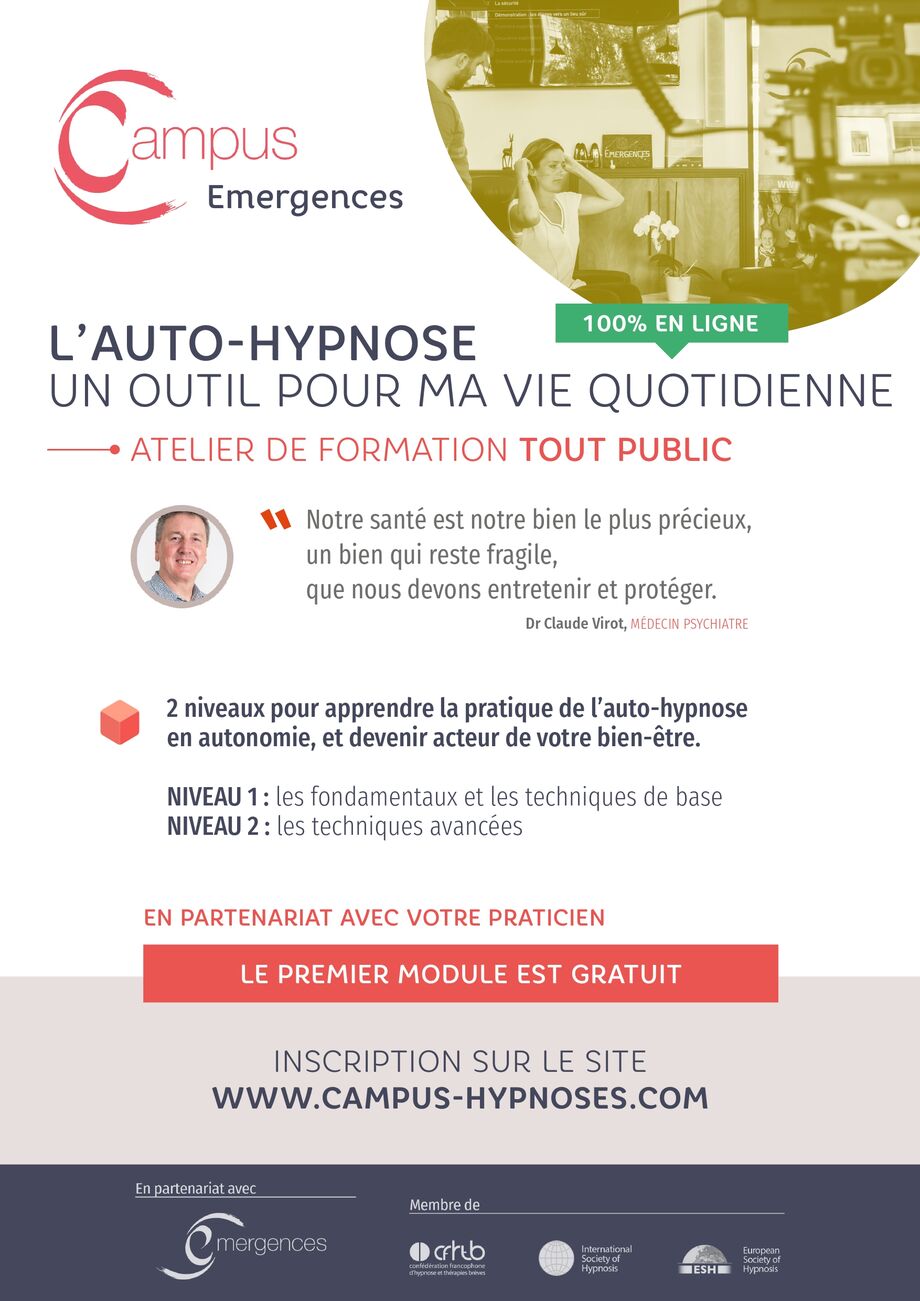 Affiche Auto-Hypnose en ligne Grand Public